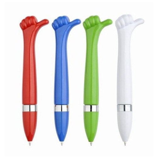 Best sell thumb finger shape plastic ballpoint pen