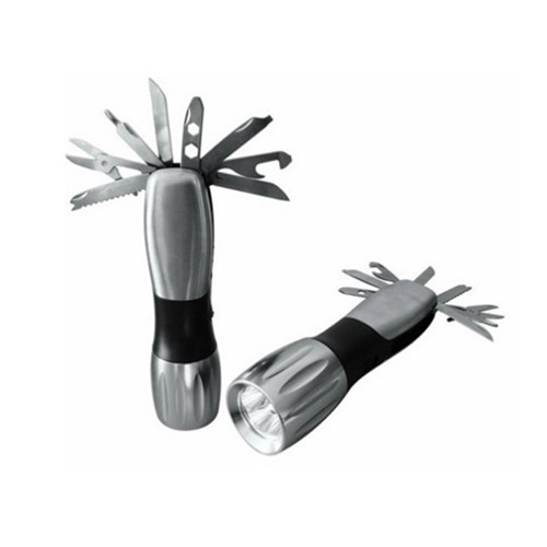 Multifunction screwdriver with led flashlight