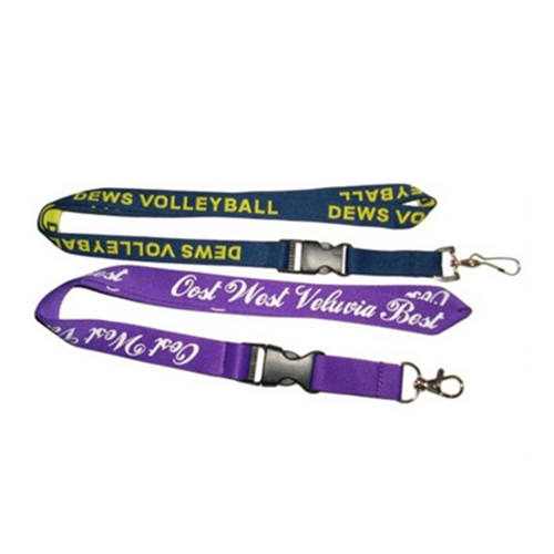 High quality Silk-screen printing polyester lanyard