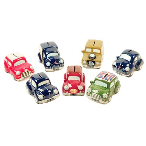 Creative Vintage Car-shaped Ceramic Saving Box
