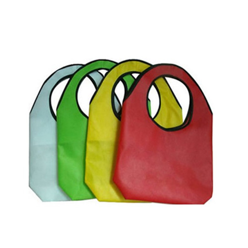 Promotional non woven shopping bag with round handle