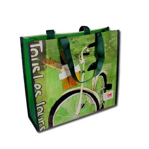 Gloss Laminated Handle Eco Friendly Non Woven Bag