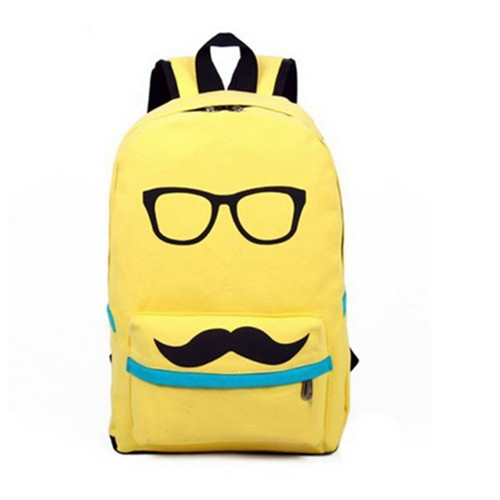 Beautiful glass bear kid shape backpack