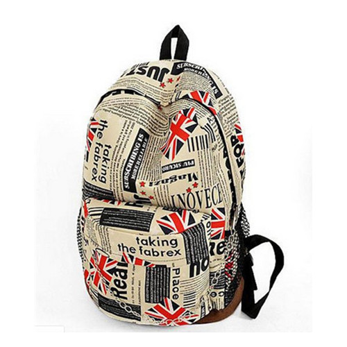 Colorful design school backpack