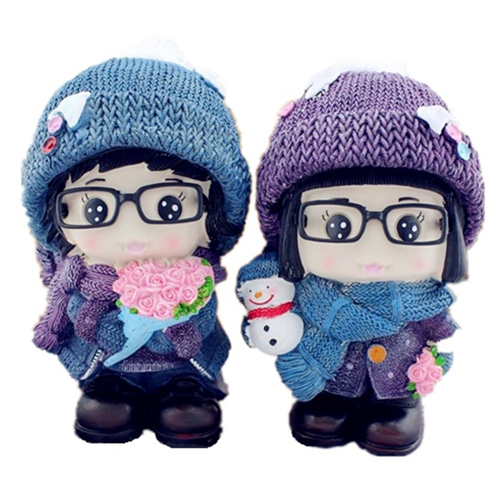 High Quality Sisters Characters Shape Saving Box