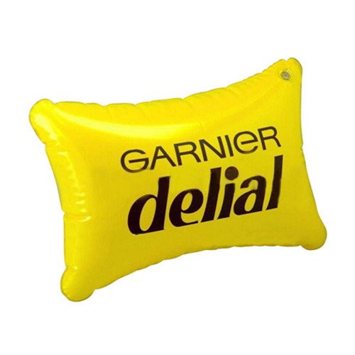 Promotional inflatable square beach travel pillow