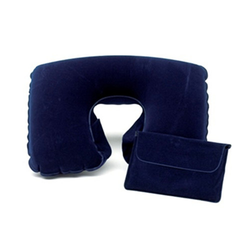 Promotional flocking inflatable beach pillow