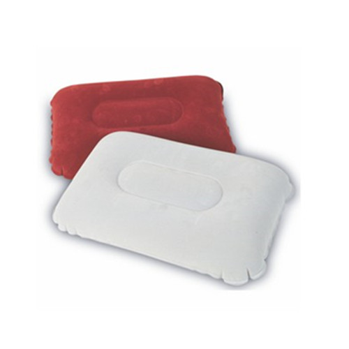 Promotional flock inflatable beach pillow