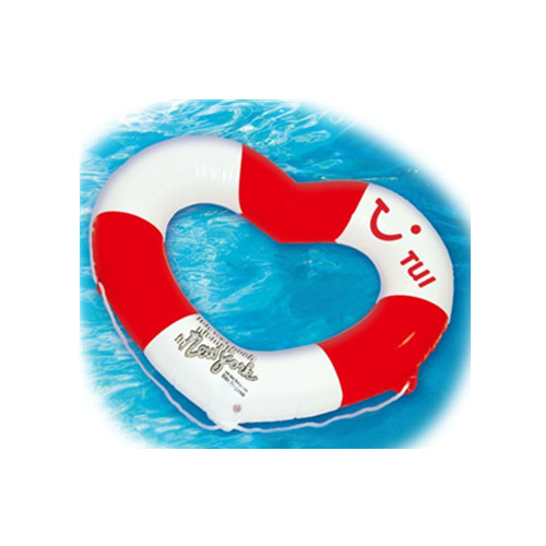 Hear shape swimming ring