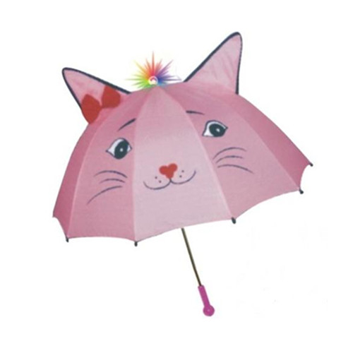 Lovely Light and Sound Cartoon Children Umbrella