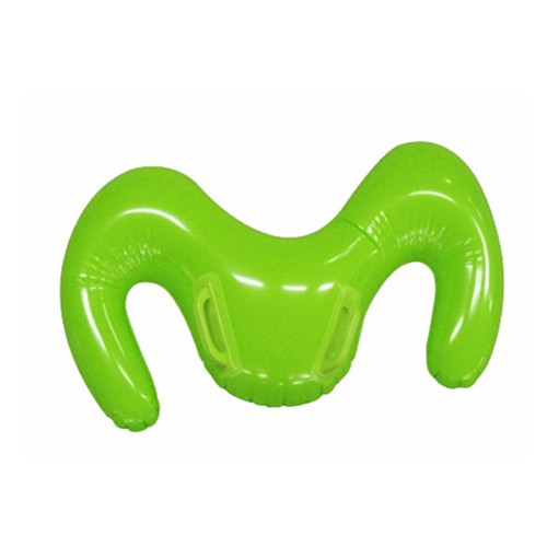 W shape inflatable floating raft, floating row