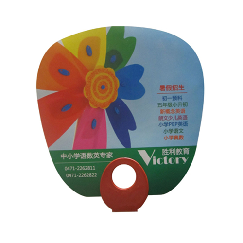 Customized O Handle PP Fan