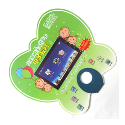 Promotional Butterfly Shape O Handle PP Fan