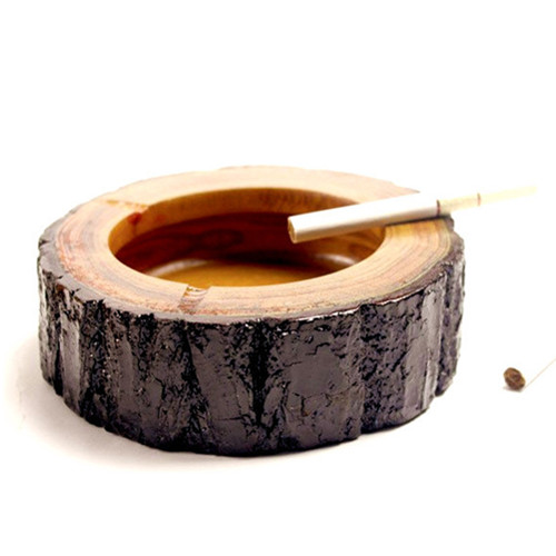 Creative ashtray bark and Personality stump ashtray