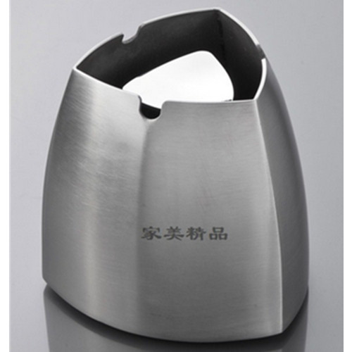 Quadrihedron stainless steel ashtray, pyramid stainless steel ashtray