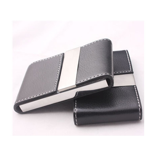 High quality pu leather name card holder