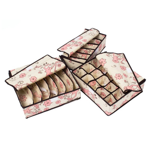 Hot-sale Flower Print Foldable Storage Box