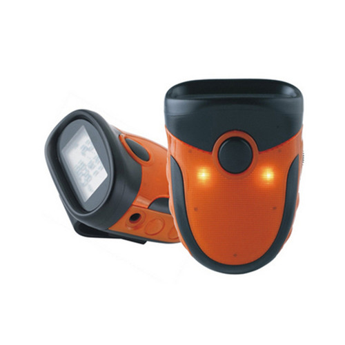 Hot sale FM radio pedometer, multifunctional alarm light digital pedometer