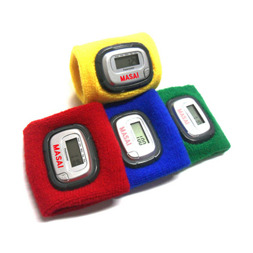 Promotional wristband digital pedometer
