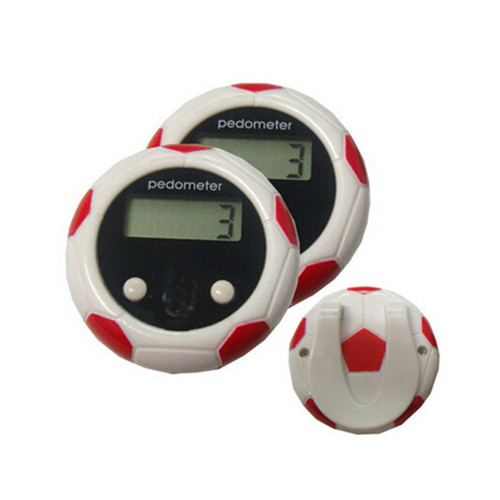 Promotional football shape pedometer