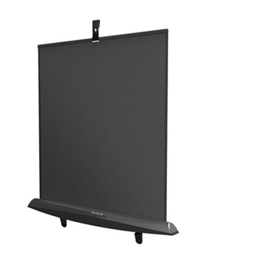 Foldable Brica Smart Shade, Black, Gray roller car sunshade