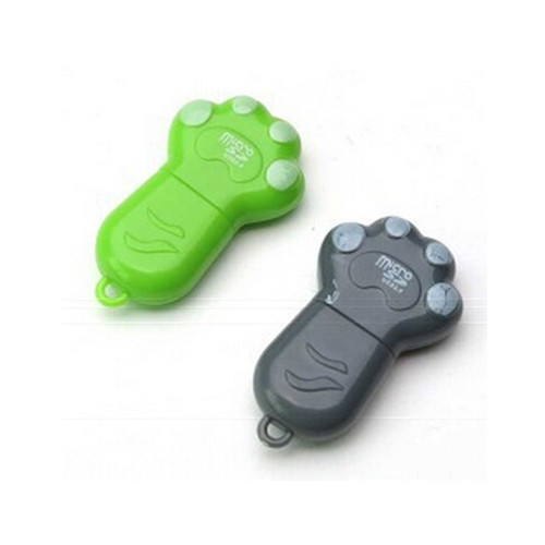 Foot shape computer card reader