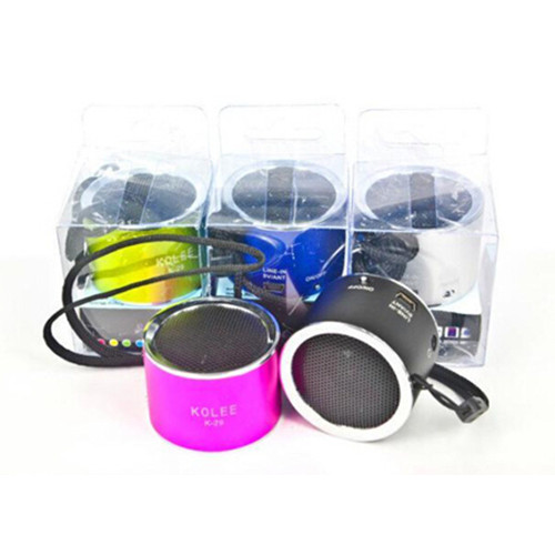 Mini round shape TF and usb support FM radio