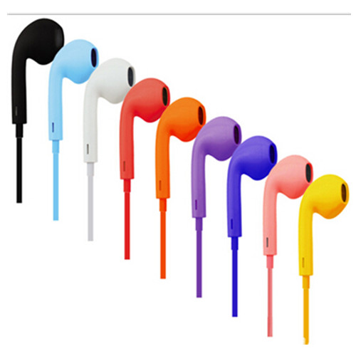 Colorful Earphone for iPhone 5 with Mic and Volume Control
