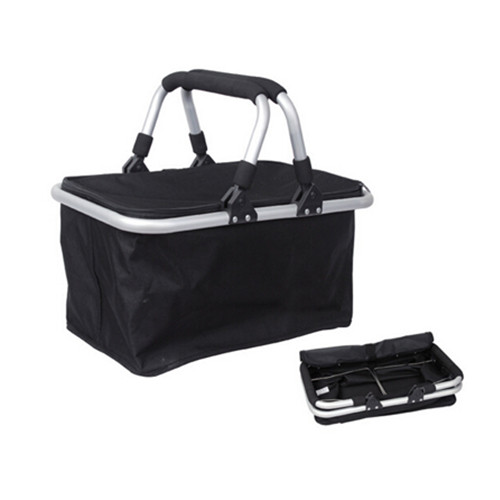 Folding Shopping Basket with Aluminium Frame