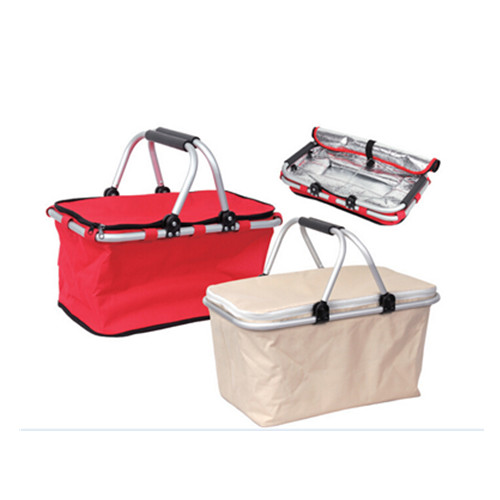 Two Handles Folding Shopping Basket