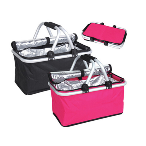 Cooler Folding Shopping Basket with Aluminum Film