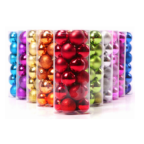 24pcs in one set 4cm, 6cm, 8cm christmas ball