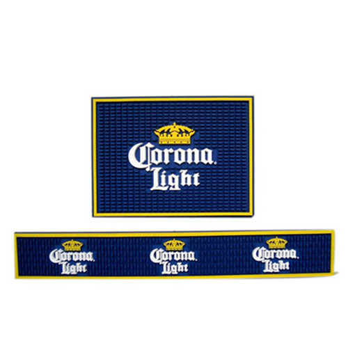 Promotional 3D embossed branded logo bar mats, bar counter mat