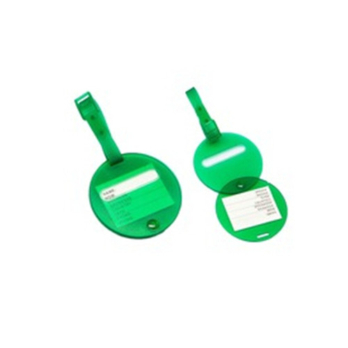 Round shape abs material luggage tag