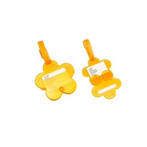 Flower shape ABS plastic ID travel luggage tag