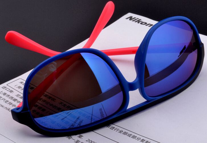 Revo plating colorful frame AC lence plastic sunglass