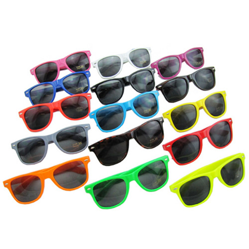 Cheap unisex style plastic uv protection sunglass