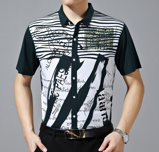 Customized logo business polo t-shirt for men