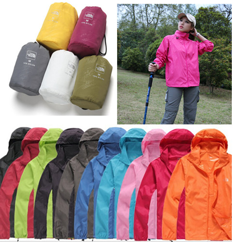 Promotional waterproof quck dry windbreaker with bag