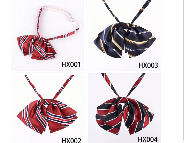 Wholesale lady bow tie cravat, woman necktie