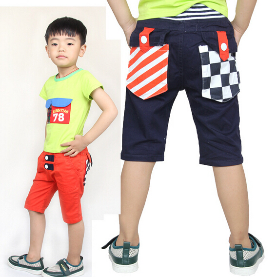 Promotional child boy five pants, boy denim pants