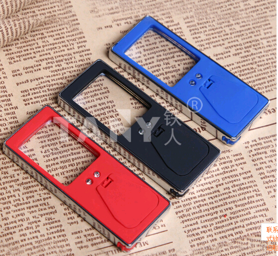 With money detect function led light rectangle magnifier