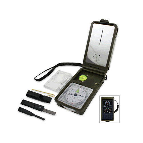 With whistle and led and thermometer multi-function compass