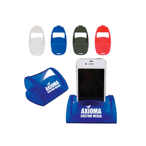 Customized folding pvc mobile phone holder