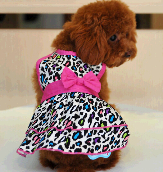 Fashonal leopard print vest pet cloth for dog or cat