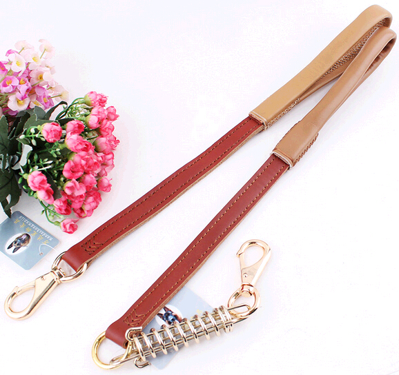 Good quality pu pet leashes, pu dog leashes