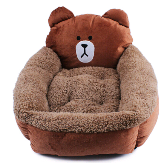 Wholesale cartoon bear shape pet house and  bed for dog or cat