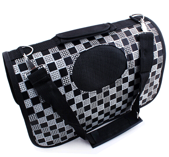 Black dot outdoor pet carriers for dog, dog carrier, cat carrier