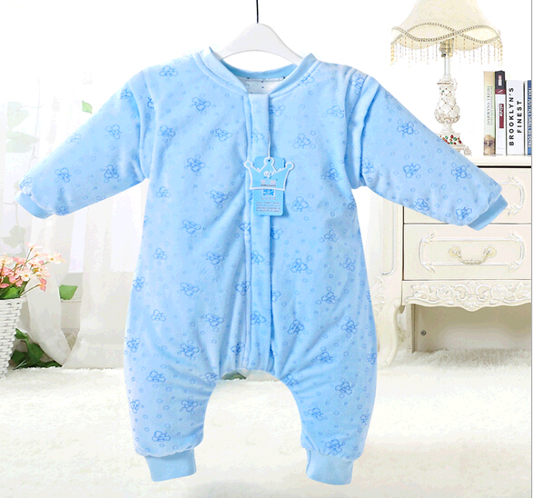 Good quality custom crystal velvet baby sleep bag, infant sleep bag