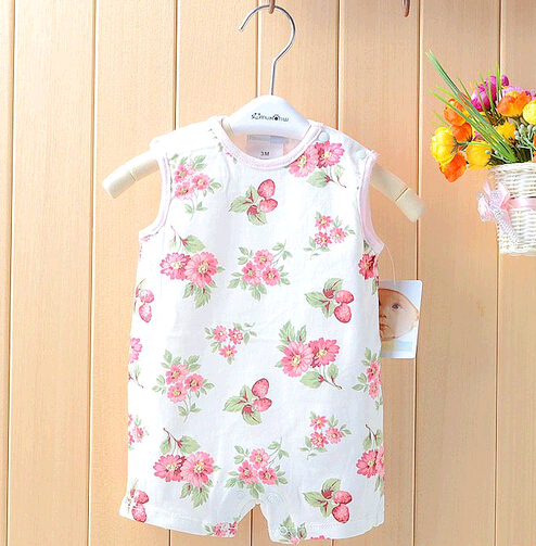 Promotional cotton baby romper, baby body suit, newborn cloth suit